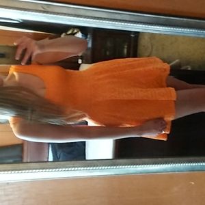 Orange Express Dress